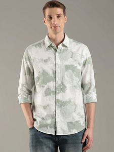 Camisa Casual de Hombre Enovate, Doble Botonadura, Manga Larga, Transpirable, 100% Algodón, con Logotipo en la Parte Posterior del Cuello, para Primavera - Product Image 2