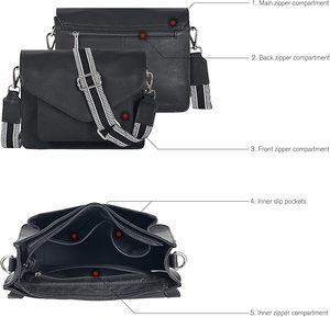 Bolsos de Mano y Bolsos Cruzados de Cuero Genuino Elegantes para Mujer, al por Mayor, OEM, con Logotipo y Color Personalizados, de Alta Calidad para Eventos y Salidas - Product Image 4