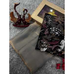 ชุดราตรีผ้าส่าหรีแบบหลายเส้นด้ายสำหรับงานปาร์ตี้ - Product Image 3