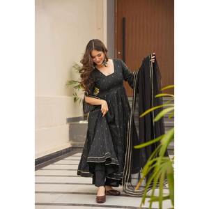 Vestido de diseñador Anarkali-Parte inferior y Dupatta para fiesta, talla XS - Product Image 2