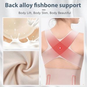 Moldeador de cuerpo de reloj de arena ajustable para mujer, 1 paquete de corsé de entrenamiento de cintura con almohadillas para el pecho, cinturón deportivo, entrenador de cintura - Product Image 6