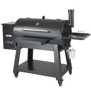 62-Inch Heavy Duty Iron Mini Tabletop Smoker Portable Propane Gas BBQ Grill with Charcoal Cover Cart for <b>Camping</b> Grills - Product Image 1