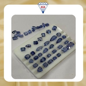 พลอยไพลินสีน้ำเงินธรรมชาติ ไม่ผ่านการอบอุ่น ขนาด 1-2 กะรัต พลอยหลวม สะอาด ไม่ผ่านการบำบัด จากศรีลังกา ขายส่ง พลอยคุณภาพพรีเมียม - Product Image 2