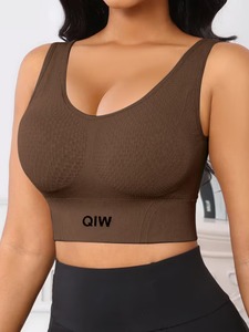 Soutien-gorge de sport à bretelles larges |   Soutien-gorge de sport antichoc pour la musculation |   Haut court de sport à haute performance et élasticité premium - Product Image 5