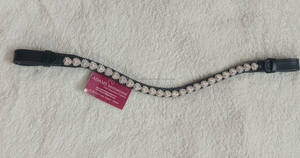 Bandas de cejas personalizadas de alta calidad para caballos, cuero de caballo genuino, venta al por mayor, equipo ecuestre, nueva condición - Product Image 3