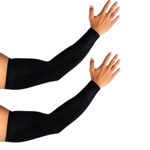 Manchon de bras personnalisé – Ajoutez votre propre texte, photo ou logo – Manches de compression respirantes anti-UV - Product Image 2