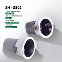 Projecteur LED modulaire anti-éblouissement à protection oculaire, facilitant l'installation, pour hôtels et projets d'ingénierie, puissances multiples 7W, 10W, 12W, 15W, 20W, 35W, favorisant le sommeil
