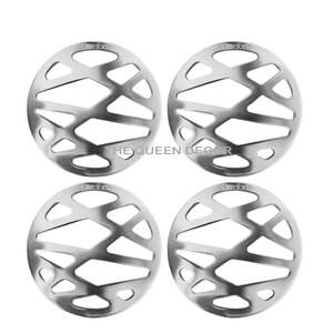 Exclusive Quality Square Shape <b>Coasters</b> Stainless Steel Metal Mats & Pads Use Tea Coffee Tableware Decoration Home Accessories - Product Image 6