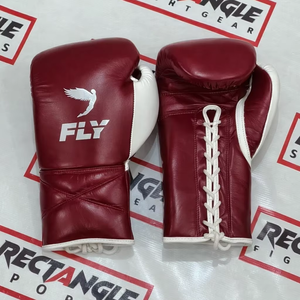 Guantes de Boxeo de Primera Calidad, de Moda, de Piel de Vacuno, con Cordones, Personalizados, Duraderos y Súper Cómodos - Product Image 1