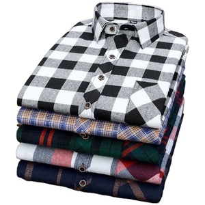 Camisa de Franela Sostenible de Marca, Orientada a la Exportación, de Calidad, para Hombre, Transpirable, 100% Algodón, Casual, de Manga Larga, Formal - Product Image 3