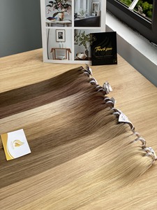 Machine Weft Straight <b>Bleached</b> Hair Extensions Wholesale 100% Vietnamese Virgin Human Hair Double Drawn - Product Image 4