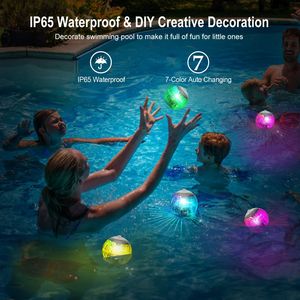 Luci Solari Galleggianti a LED Impermeabili IP65, Lampade Sospese a 7 Colori Cangianti per Giardino e Piscina - Product Image 3