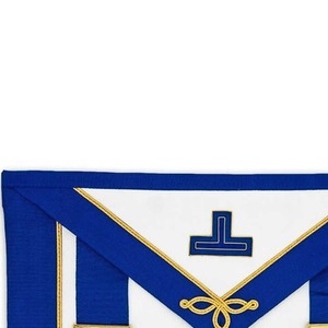 Insignias Masónicas de Diseño en Cuero Resistente al Agua con Cuentas Bordadas, Hechas en Pakistán, de Alta Gama y Tendencia - Product Image 3