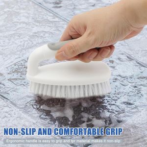 Spazzole per Pulizia con Setole Rigide Resistenti per Bagno, Doccia e Cucina - Spazzola per Scrubbing con Manico Confortevole per Pulire la Vasca - Product Image 5