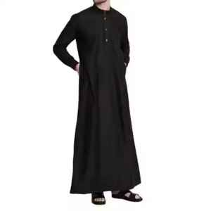 Ropa Islámica Masculina de Moda, Thobe Jubba con Cuentas, Informal, de Alta Calidad, Superventas, Poliéster - Product Image 1