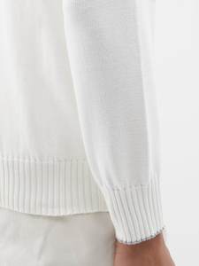 Coffee Cotton/Bamboo Fiber Breathable <b>Men's</b> Knitted Pullover Sweater Wholesale Winter Fashion Wear - Product Image 5