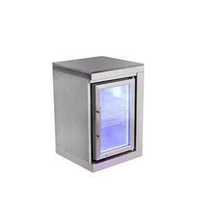 Frigorifero da Esterno in Acciaio Inox 304 con Regolazione a Sei Velocità e Porta a Rimbalzo Automatico, Facile da Usare, per Vino e Bevande - Product Image 4