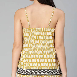 Ensemble de shorts d'été tendance et légers pour femmes, 100% coton, manches courtes, séchage rapide, respirant, décontracté, mode streetwear - Product Image 4