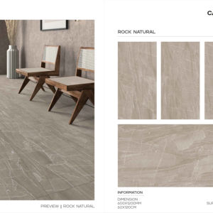 กระเบื้องพอร์ซเลนลายแกะสลักแบบคลาสสิก ขนาด 600x1200 มม. สำหรับตกแต่งผนัง พื้น ภายในและภายนอกอาคาร - Product Image 1