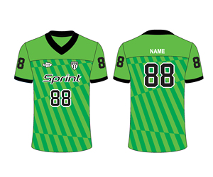 Maillots de football américain de haute qualité avec logo personnalisé chemises d'entraînement de football athlétique en maille respirante T-shirts Hip Hop amples - Product Image 1