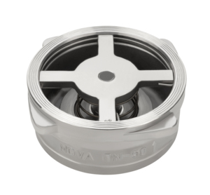 วาล์วกันกลับแบบดิสก์เวเฟอร์ DCV สแตนเลส CF8 CF8M 150LB แบบสปริงโหลด สำหรับของเหลวในท่ออุตสาหกรรม - Product Image 1