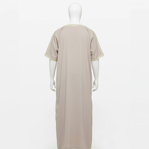 Thobe pour hommes, décontracté, léger, anti-rides, respirant, séchage rapide, coupe ample, thobes traditionnels pour hommes, robe musulmane Jubba - Product Image 2