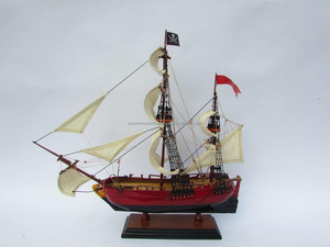 Tintin Red Rackham Tàu Cướp Biển Cao Cấp Bằng Gỗ Collector Mô Hình <span class=keywords><strong>Handmade</strong></span> Kiệt Tác - Product Image 2