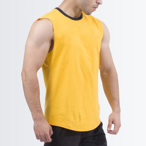 Vest <b>tops</b> for men custom men <b>tank</b> <b>top</b> 100% cotton sleeveless athletic shirt with soft fabric gym Sleeveless T-shirt For men - Product Image 5