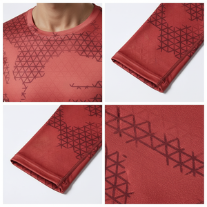 En gros Rashguard de sublimation pour hommes BJJ, manches longues, pour la plage, le surf et le sport de combat, sous-vêtement technique - Product Image 5