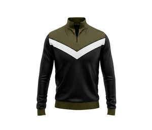 <b>Men</b>’s Quarter Zip Track <b>Jacket</b> – Sublimation Printing Available for <b>Men</b> Women Youth Sportswear Quick Dry Team <b>Pullover</b> - Product Image 4