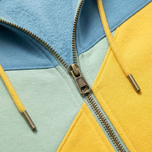Modern Men Zipper Hoodies With Full <b>Zip</b> Design Adjustable <b>Hood</b> Ribbed Cuffs Lightweight Fabric Casual Outdoor Fashion - Product Image 6