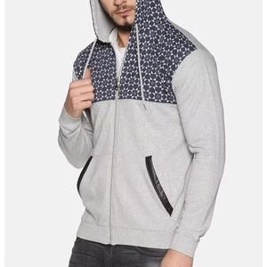 Sweat à capuche zippé personnalisé pour homme, style streetwear, séchage rapide, respirant, vente en gros OEM, fournisseur élégant - Product Image 3
