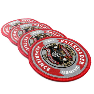 Best cheap woven patches bulk and custom woven badge for apparel plus customized woven logo patches private label woven patches - Product Image 1
