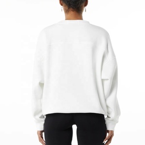 Women's Fashionable Breathable Pullover Sweatshirt Plus Size Winter <b>Clothing</b> Embroidered Washed Style Ladies' Wholesale Sexy - Product Image 3