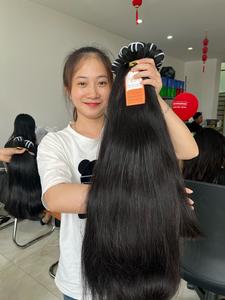 Extensiones de cabello humano de donante crudo súper suave recto sin procesar 100% de alta calidad disponibles para envío al por mayor - Product Image 5