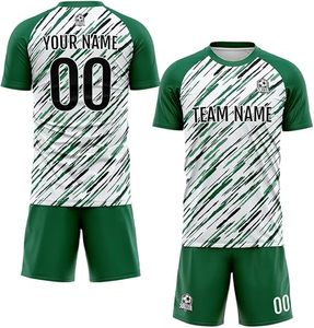 เสื้อทีมฟุตบอลทีมชาติ ออกแบบเองได้ ขายส่ง แห้งเร็ว ระบายเหงื่อ กางเกงฟุตบอลสั้น ชื่อทีม ชื่อผู้เล่น เบอร์ - Product Image 1