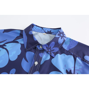 Chemise de plage à imprimé floral pour homme de haute qualité, polyester et élasthanne, respirante, décontractée, à boutons - Product Image 5