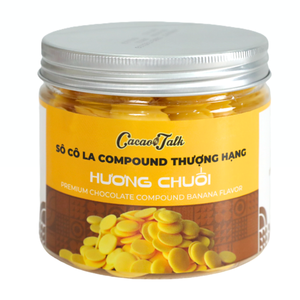 Chocolate Compuesto HALAL de Primera Calidad, Fabricante, Vietnam, OEM/ODM, Botones de Chocolate con Sabor a Plátano, 1KG 5KG, Envío Global para Panaderías - Product Image 1