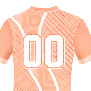 Maillot de rugby blanc pêche à manches courtes, col en V, motif géométrique, uniforme d'équipe personnalisé, respirant, pour l'entraînement et le sport, haute performance - Product Image 4