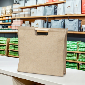 Elegantes bolsas de yute ecológicas, producto al por mayor - Product Image 4