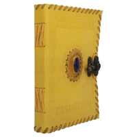 Cuaderno de Cuero Hecho a Mano, Estilo Retro Vintage, Tamaño B5, Diario de Viaje A7, Encuadernación Cosida, Papel para Acuarela, Regalo