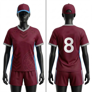 Uniforme de Rugby con Diseño Personalizado, Camiseta de Alta Calidad 100% Poliéster, Impresión Digital 3D, Ligera, Transpirable, Cuello Redondo, Media Manga - Product Image 2