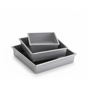 Moule à gâteau rond en aluminium sur mesure, fabrication directe d'usine, robuste, côtés droits, pour fournitures de boulangerie - Product Image 5