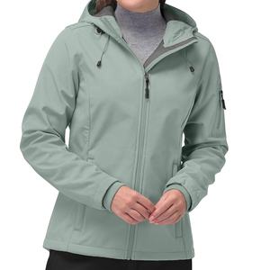 Veste extérieure réfléchissante Offre Spéciale Veste Softshell isolée légère pour femme Col montant Respirant Chaud Séchage rapide Anti - Product Image 1