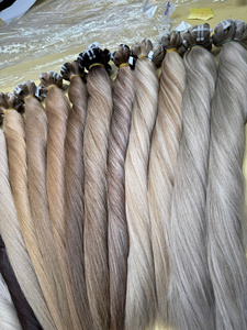 ผมแท้ 100% แบบ Remy ขายส่งเป็นมัด ต่อผมสีแดง ผลิตจากโรงงานเวียดนาม ผมดิบแบบ Super Double Drawn น้ำหนัก 100 กรัม - Product Image 1