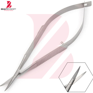 2026 Nouvelle Arrivée Ciseaux de Beauté à Ressort Personnalisables, Populaires, Nouvelle Tendance, Forme Courbée, Durables, Légers et Antidérapants - Product Image 2
