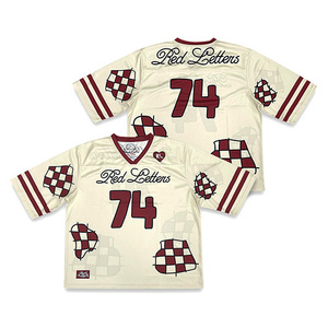 Camiseta de Béisbol Retro Premium para Hombre, Estampada, Personalizada, Estilo Urbano, Deportiva, Ecológica, Oversize, 100% Algodón - Product Image 3