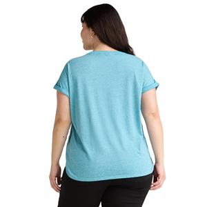 Camisetas de Verano para Mujer, Cuello Redondo, Casuales, Cómodas, Transpirables, Ecológicas, Manga Corta, Corte Ajustado, con Spandex/Algodón, Más Vendidas - Product Image 6