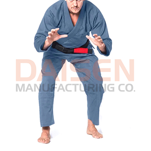 Kimono de BJJ bleu pour homme, 100% coton, vêtements d'arts martiaux durables, coupe classique, taille adulte - Product Image 3