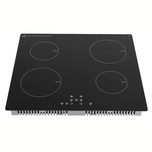 Table de cuisson électrique vitrocéramique multifonction intégrée à commande par bouton, 4 brûleurs, panneau en céramique, CE CB ROHS, 2000W x 4, pour extérieur - Offre Spéciale - Product Image 3